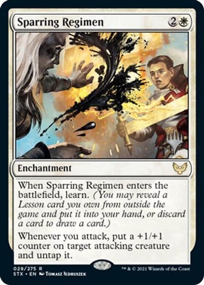 Sparring Regimen Promo Pack: Strixhaven Magic card