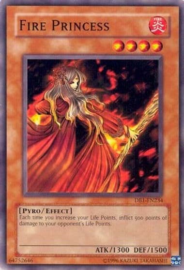 Fire Princess Dark Beginning 1 Yu-Gi-Oh! card