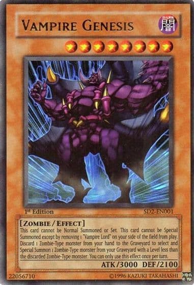 Vampire Genesis Structure Deck: Zombie Madness Yu-Gi-Oh! card