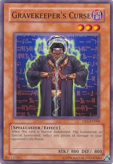Gravekeepers Curse Dark Revelation Volume 1 Yu-Gi-Oh! card