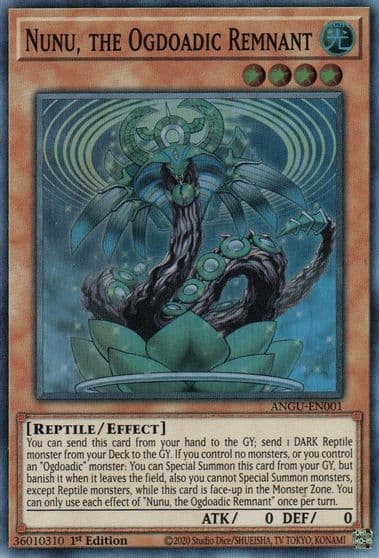 Nunu the Ogdoadic Remnant Ancient Guardians Yu-Gi-Oh! card