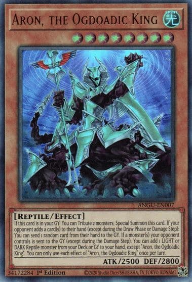 Aron the Ogdoadic King Ancient Guardians Yu-Gi-Oh! card
