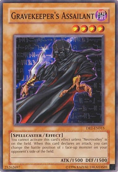 Gravekeepers Assailant Dark Revelation Volume 1 Yu-Gi-Oh! card