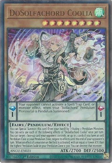 DoSolfachord Coolia Ancient Guardians Yu-Gi-Oh! card
