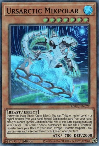 Ursarctic Mikpolar Ancient Guardians Yu-Gi-Oh! card