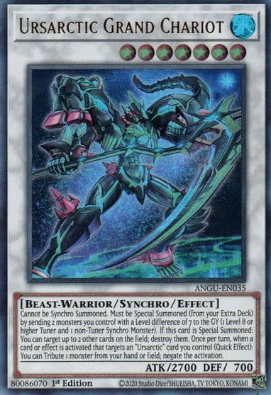 Ursarctic Grand Chariot Ancient Guardians Yu-Gi-Oh! card