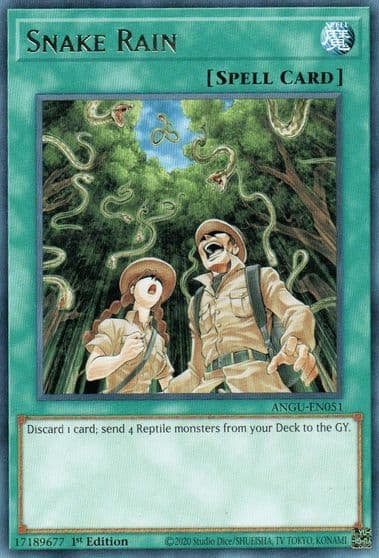 Snake Rain Ancient Guardians Yu-Gi-Oh! card