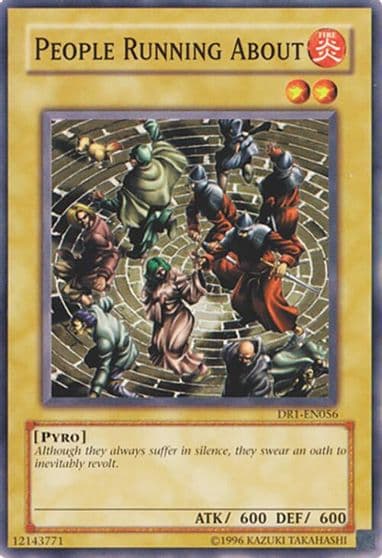 People Running About Dark Revelation Volume 1 Yu-Gi-Oh! card