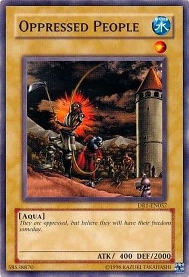 Oppressed People Dark Revelation Volume 1 Yu-Gi-Oh! card