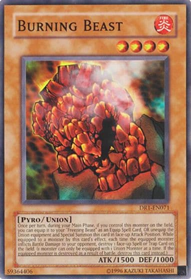 Burning Beast Dark Revelation Volume 1 Yu-Gi-Oh! card