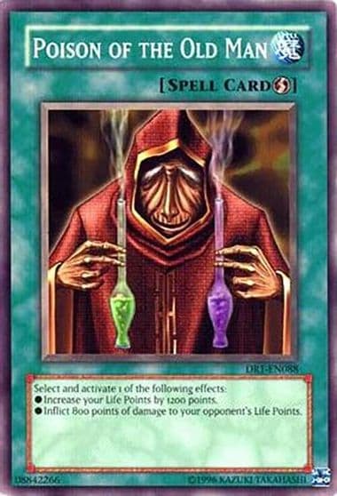 Poison of the Old Man Dark Revelation Volume 1 Yu-Gi-Oh! card
