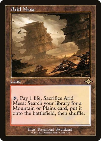 Arid Mesa Retro Frame Modern Horizons 2 Magic card