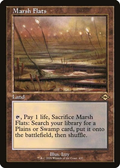 Marsh Flats Retro Frame Modern Horizons 2 Magic card