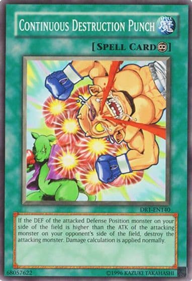 Continuous Destruction Punch Dark Revelation Volume 1 Yu-Gi-Oh! card