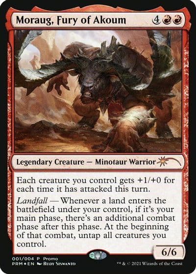 Moraug Fury of Akoum Unique and Miscellaneous Promos Magic card