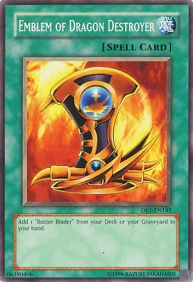 Emblem of Dragon Destroyer Dark Revelation Volume 1 Yu-Gi-Oh! card