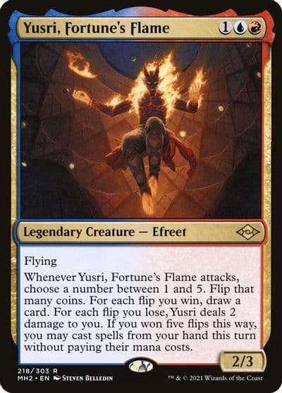 Yusri Fortunes Flame Modern Horizons 2 Magic card