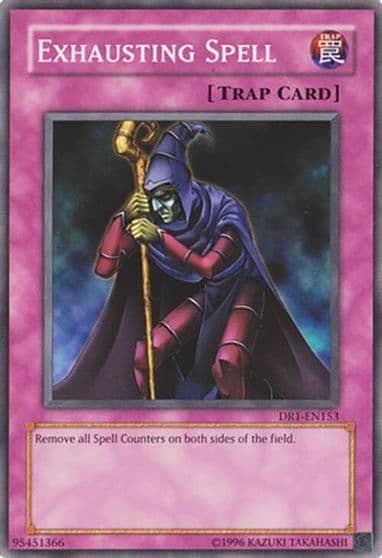 Exhausting Spell Dark Revelation Volume 1 Yu-Gi-Oh! card