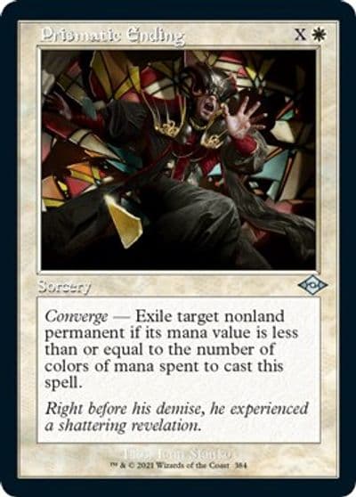 Prismatic Ending Retro Frame Foil Etched Modern Horizons 2 Magic card