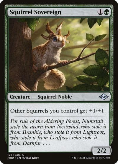 Squirrel Sovereign Modern Horizons 2 Magic card