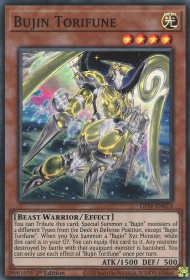 Bujin Torifune Lightning Overdrive Yu-Gi-Oh! card