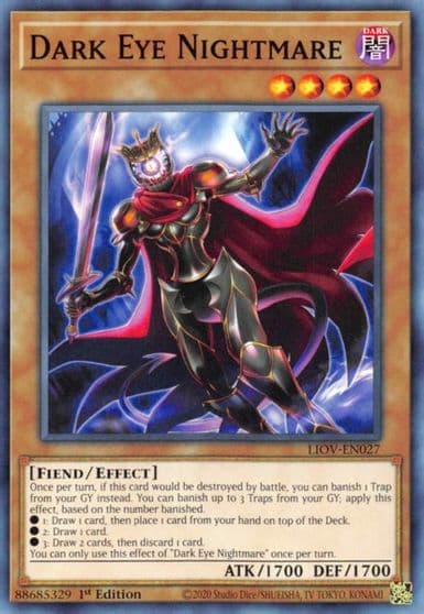 Dark Eye Nightmare Lightning Overdrive Yu-Gi-Oh! card