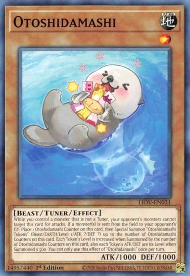 Otoshidamashi Lightning Overdrive Yu-Gi-Oh! card