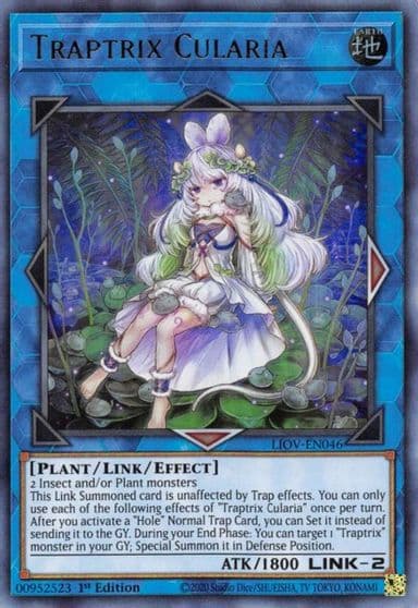 Traptrix Cularia Lightning Overdrive Yu-Gi-Oh! card