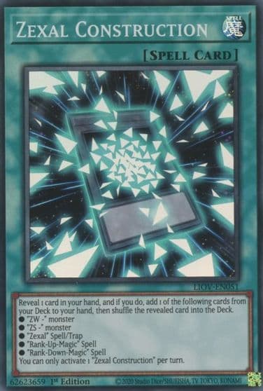 Zexal Construction Lightning Overdrive Yu-Gi-Oh! card
