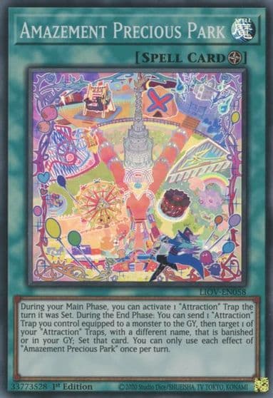 Amazement Precious Park Lightning Overdrive Yu-Gi-Oh! card