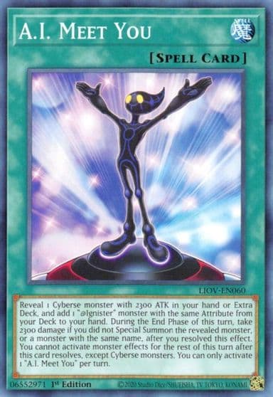 AI Meet You Lightning Overdrive Yu-Gi-Oh! card