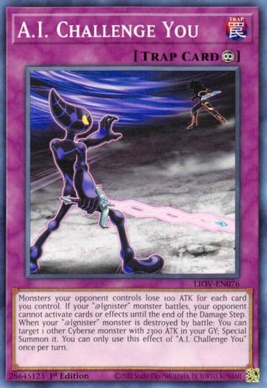 AI Challenge You Lightning Overdrive Yu-Gi-Oh! card