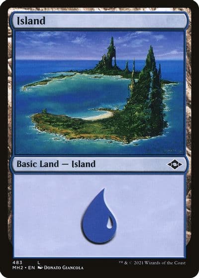 Island 483 Modern Horizons 2 Magic card