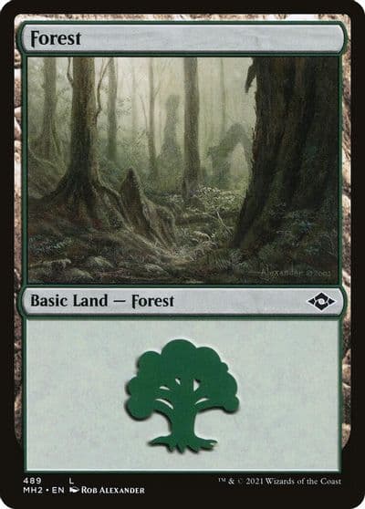 Forest 489 Modern Horizons 2 Magic card