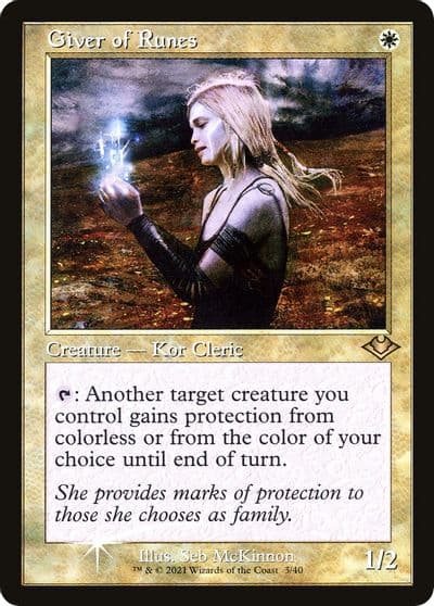 Giver of Runes Retro Frame Modern Horizons Magic card