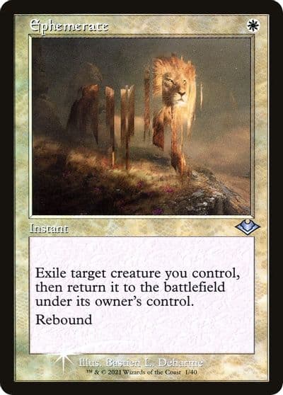 Ephemerate Retro Frame Modern Horizons Magic card