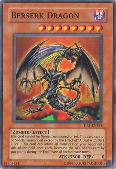 Berserk Dragon Dark Revelation Volume 1 Yu-Gi-Oh! card