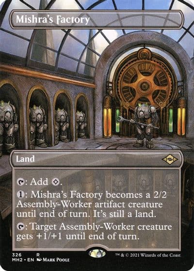 Mishras Factory Borderless Modern Horizons 2 Magic card
