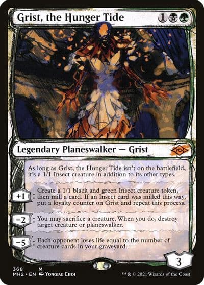 Grist the Hunger Tide Showcase Modern Horizons 2 Magic card