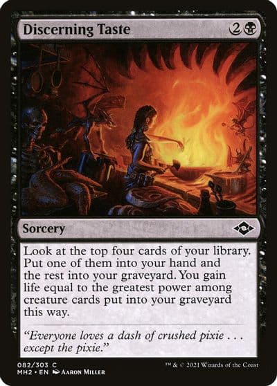 Discerning Taste Modern Horizons 2 Magic card