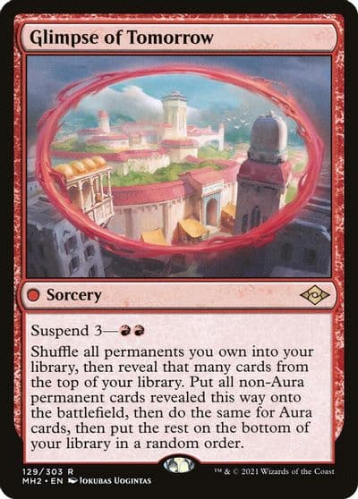 Glimpse of Tomorrow Modern Horizons 2 Magic card