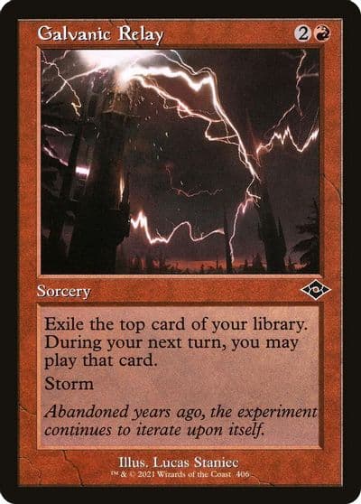 Galvanic Relay Retro Frame Modern Horizons 2 Magic card