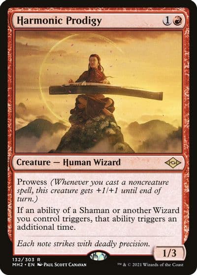 Harmonic Prodigy Modern Horizons 2 Magic card