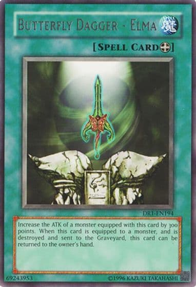 Butterfly Dagger Elma Dark Revelation Volume 1 Yu-Gi-Oh! card