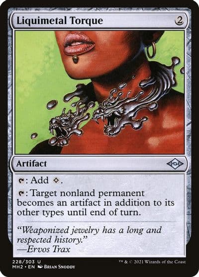 Liquimetal Torque Modern Horizons 2 Magic card