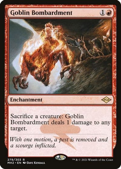 Goblin Bombardment Modern Horizons 2 Magic card