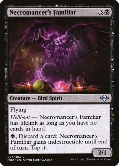 Necromancers Familiar Modern Horizons 2 Magic card