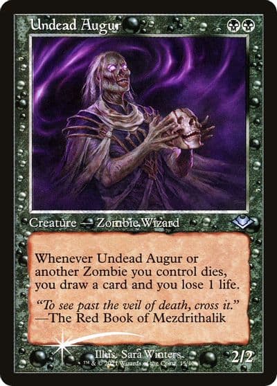 Undead Augur Retro Frame Modern Horizons Magic card