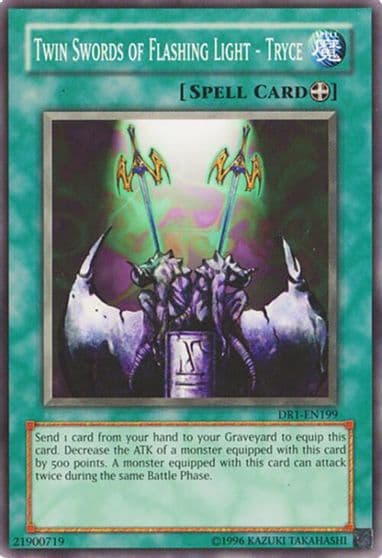 Twin Swords of Flashing Light Tryce Dark Revelation Volume 1 Yu-Gi-Oh! card