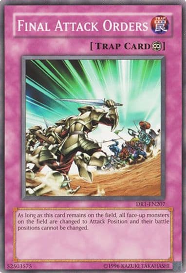 Final Attack Orders Dark Revelation Volume 1 Yu-Gi-Oh! card
